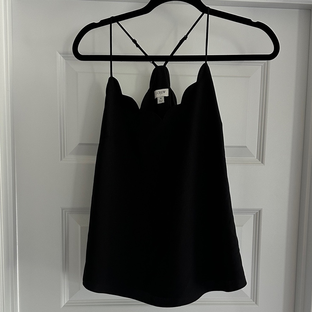 J. Crew Elegant Black Camisole Top